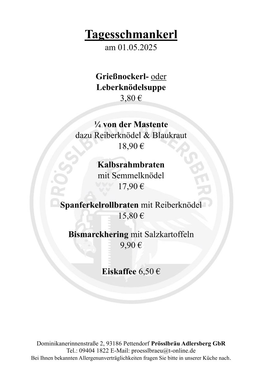 Tageskarte Wasserzeichen A5 01 Mai 